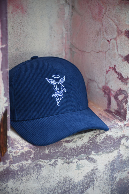 Saints // Blue Corduroy Snapback